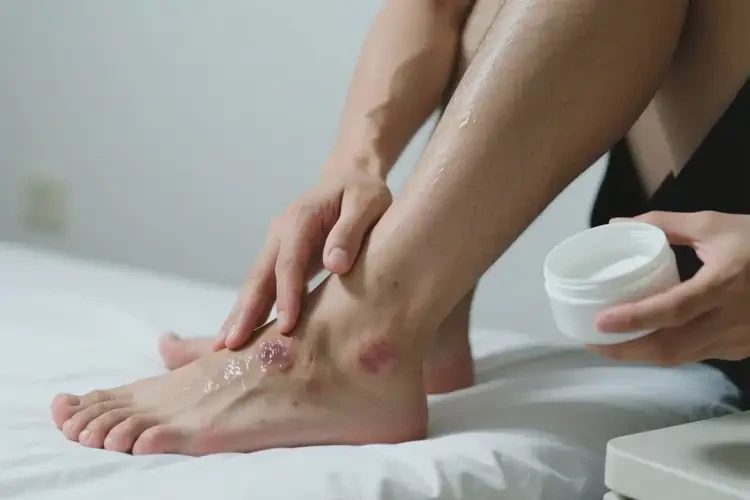 男性脚上出现湿疹可不可以根治(图1)
