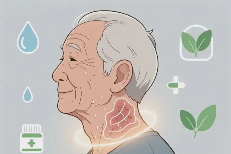 老年人脖子偶尔起湿疹可不可以根治(图2)