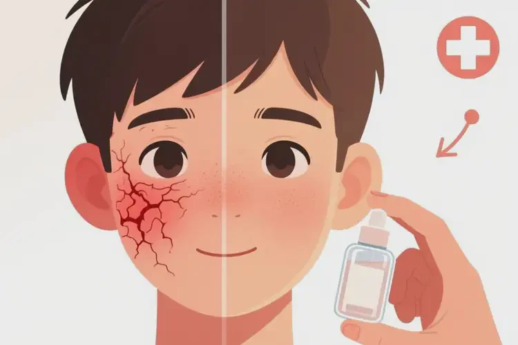 青少年面部出现湿疹可不可以根治(图2)