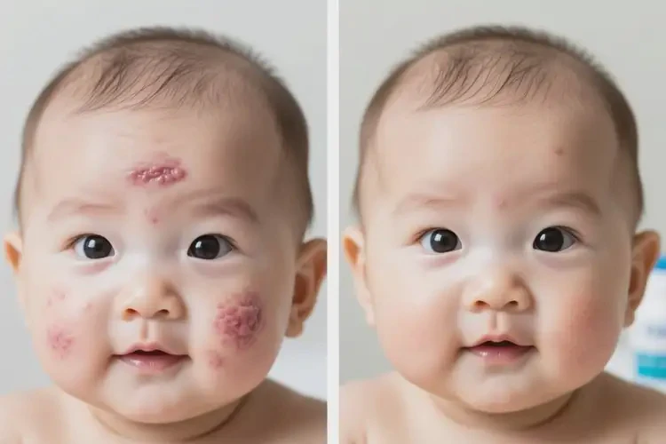 婴儿面部起湿疹可以治好吗(图4)