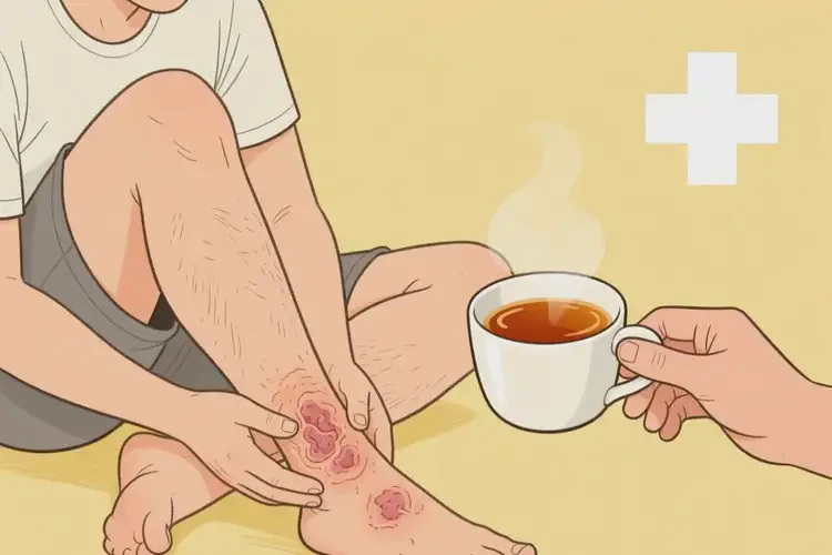 男性小腿偶尔长湿疹可不可以根治(图1)