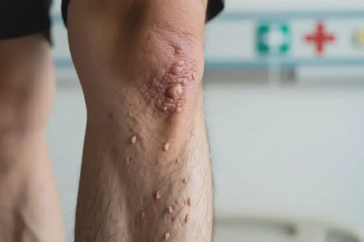 男人小腿上起湿疹可不可以根治(图1)
