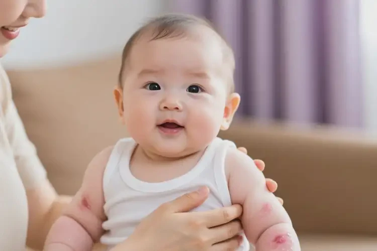 宝宝身上有湿疹可以治好吗(图1)