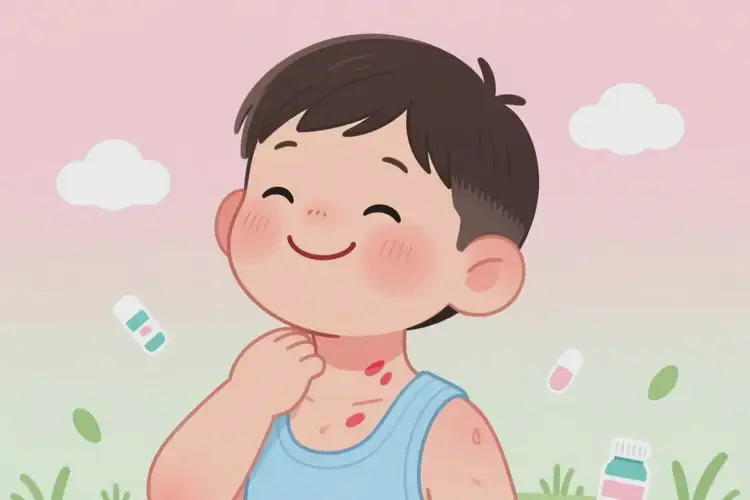 小孩脖子长湿疹可以治好吗(图4)