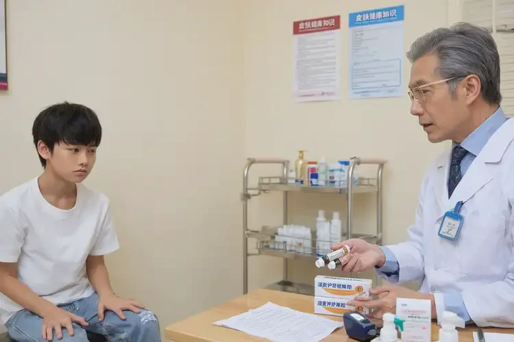 青少年肚子上偶尔起湿疹可不可以根治(图1)