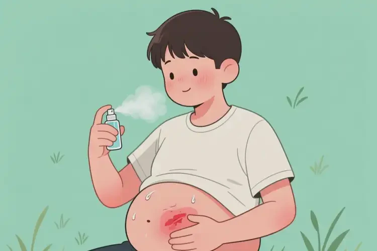 青少年肚子上有湿疹可不可以根治(图1)
