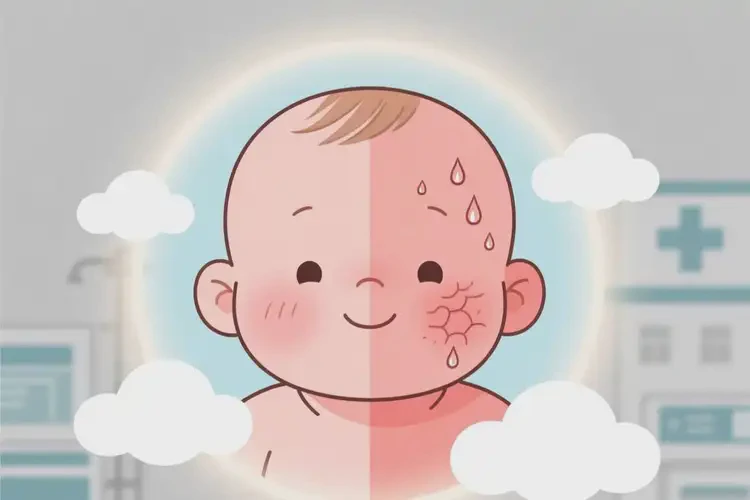 婴幼儿脖子上容易长湿疹可以治好吗(图1)