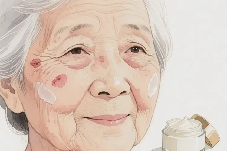 老人面部出现湿疹可不可以根治(图2)