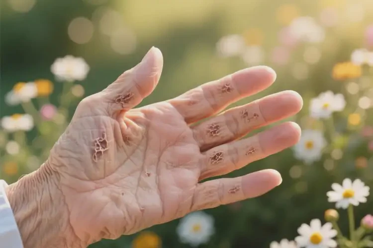 老年人手上偶尔起湿疹可不可以根治(图1)