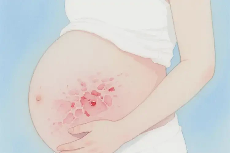 孕妇肚子偶尔起湿疹可不可以根治(图1)