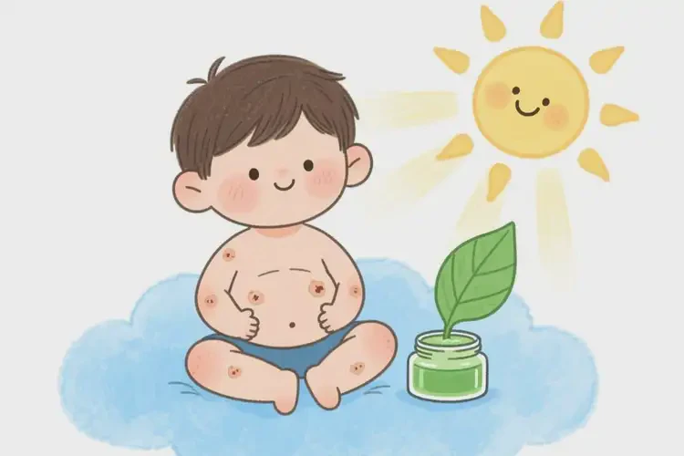 小学生肚子长湿疹可不可以根治(图4)
