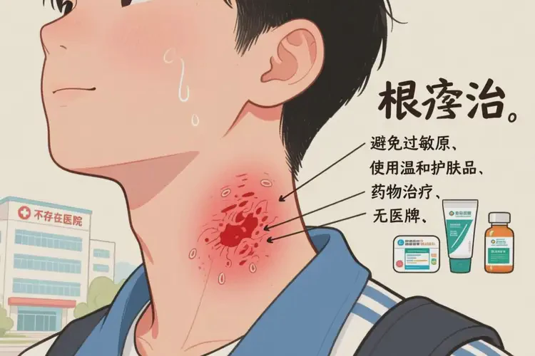 大学生脖子出湿疹可不可以根治(图2)