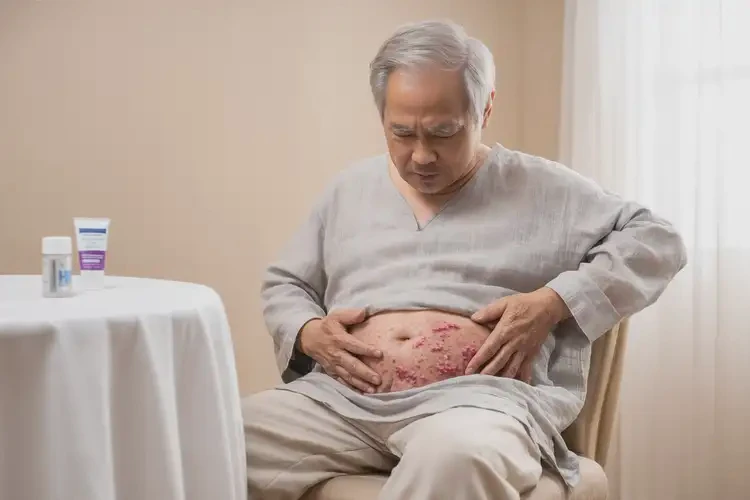 老人肚子出湿疹可不可以根治(图2)