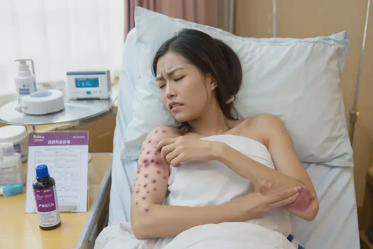 产妇手臂偶尔长湿疹可以治好吗(图4)