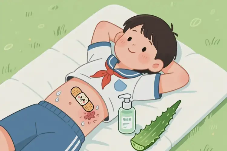 中学生肚子出现湿疹可不可以根治(图2)