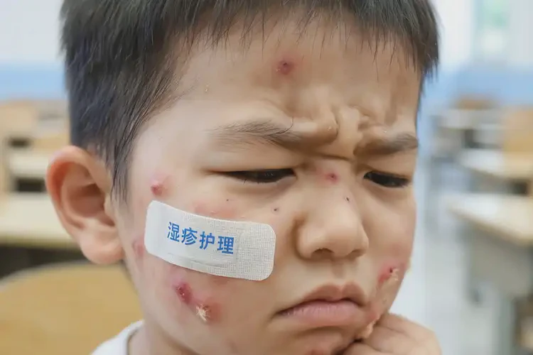小学生脸上出湿疹可不可以根治(图4)