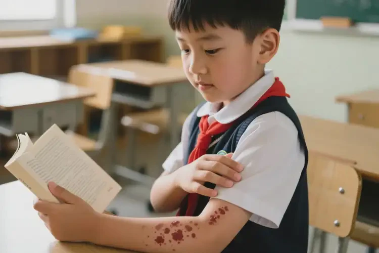 小学生手臂上出湿疹可不可以根治(图2)