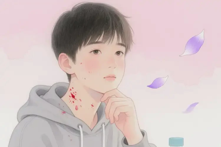 中学生脖子起湿疹可不可以根治(图1)