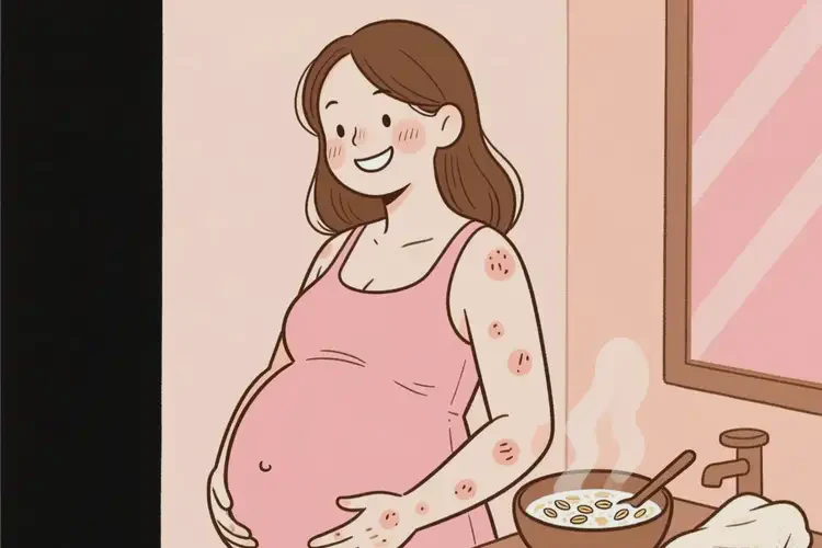 产妇身上长湿疹可以治好吗(图2)