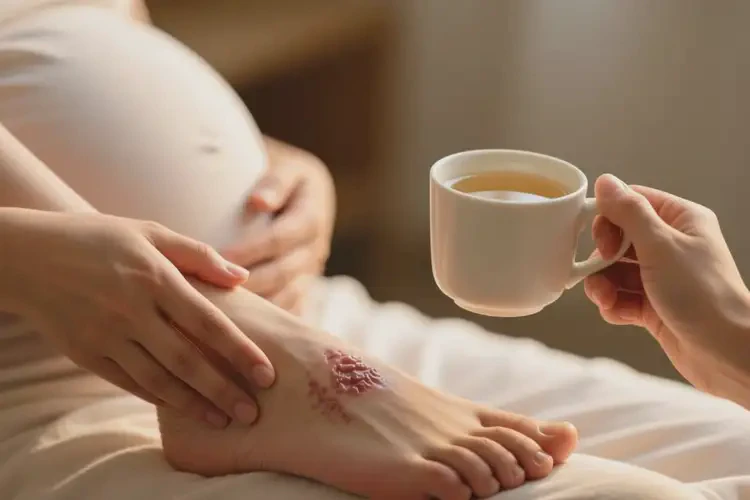 孕妇脚上长湿疹可以治好吗(图3)