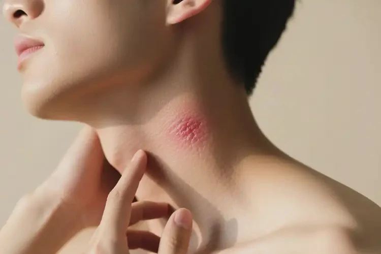 男性脖子偶尔起湿疹可以治好吗(图3)