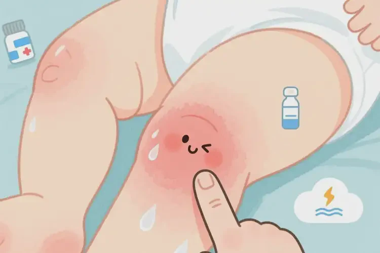 婴儿大腿出湿疹可以治好吗(图2)