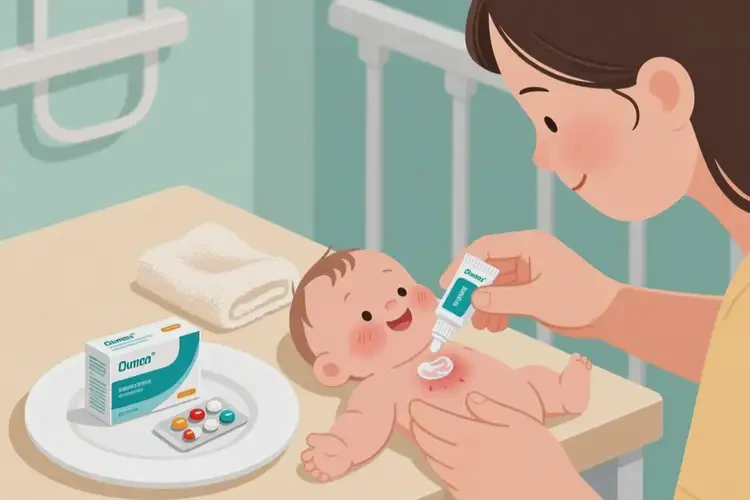 婴幼儿手臂上出湿疹可以治好吗(图1)