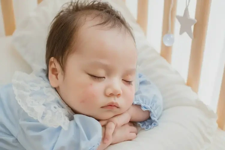 婴儿脖子上偶尔长湿疹可以治好吗(图1)