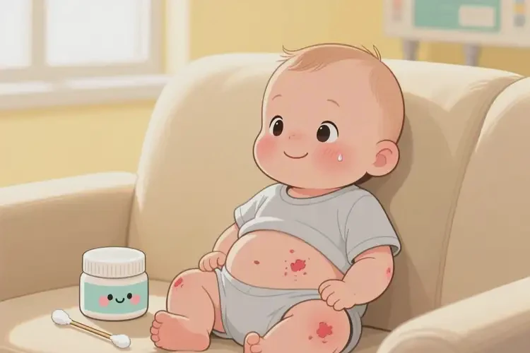婴儿肚子有湿疹可以治好吗(图1)