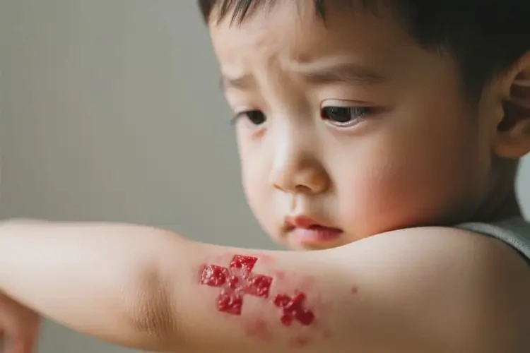 小学生手臂上长湿疹可不可以根治(图2)