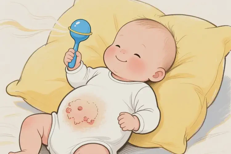 婴幼儿肚子上经常长湿疹可以治好吗(图2)