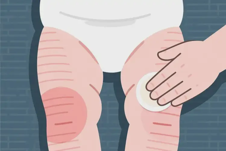 婴儿大腿上出现湿疹可以治好吗(图1)