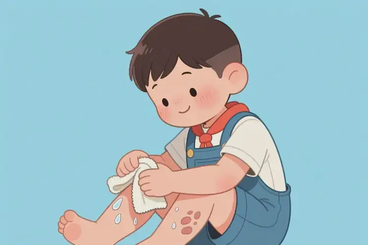 小学生小腿长湿疹可不可以根治(图2)