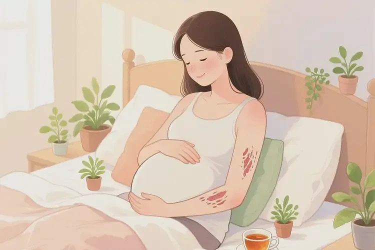 产妇身上长湿疹可以治好吗(图3)