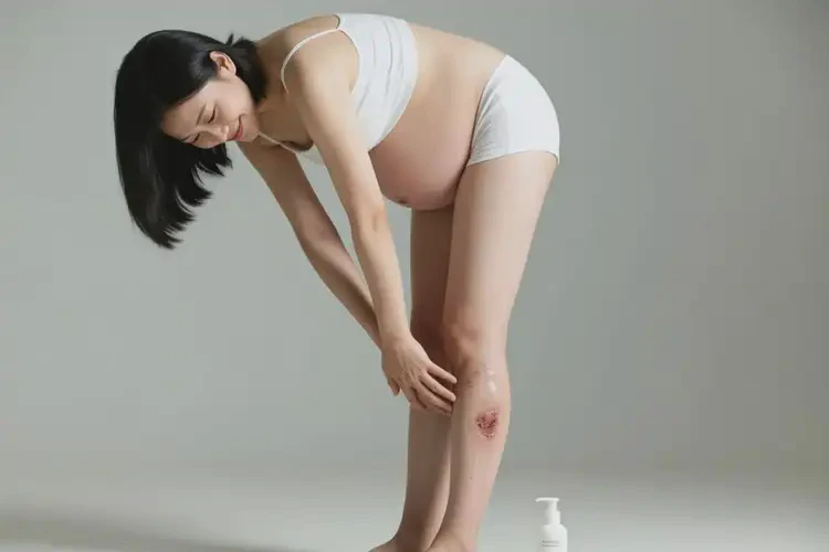孕妇大腿上容易长湿疹可以治好吗(图1)