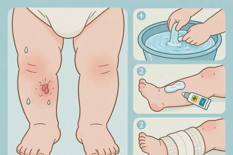 婴幼儿小腿上出现湿疹可以治好吗(图3)