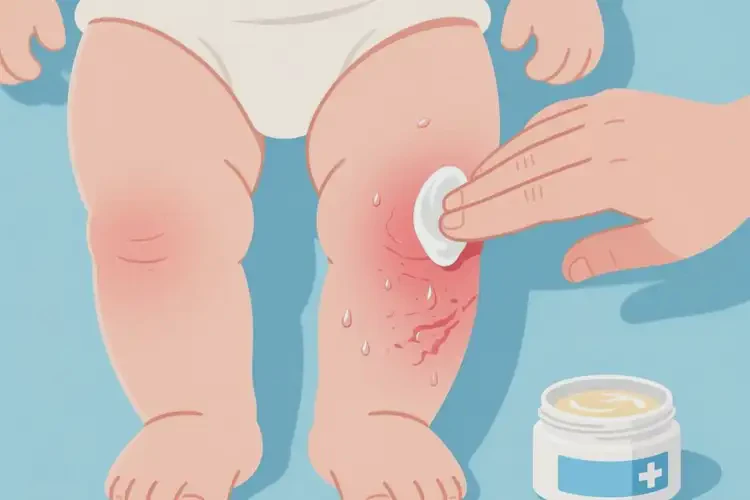 婴儿大腿出湿疹可以治好吗(图4)