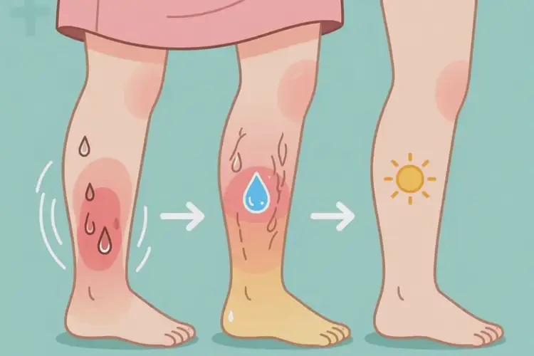 产妇小腿上容易长湿疹可以治好吗(图1)