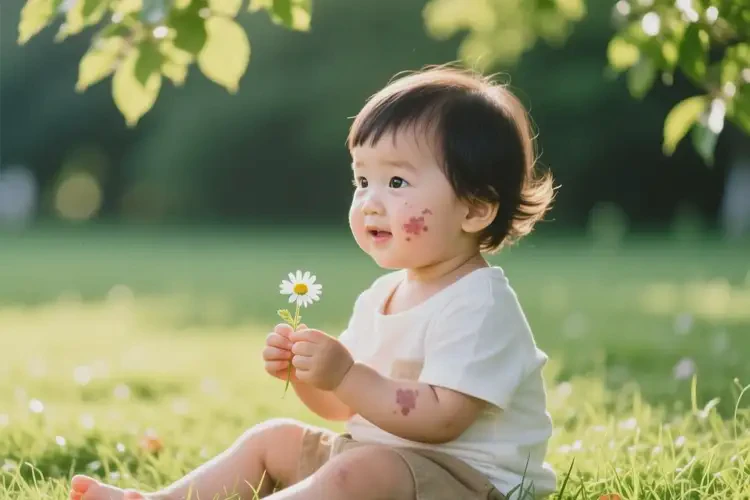 小孩脸上容易起湿疹可以治好吗(图3)