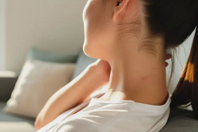 产妇脖子上长湿疹可以治好吗(图4)