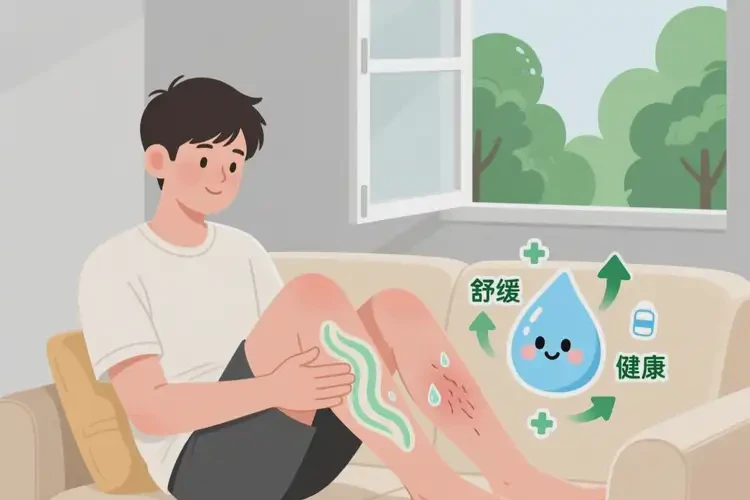 青年人大腿上出现湿疹可不可以根治(图2)