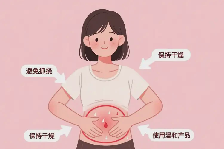 青年人肚子上经常起湿疹可不可以根治(图1)