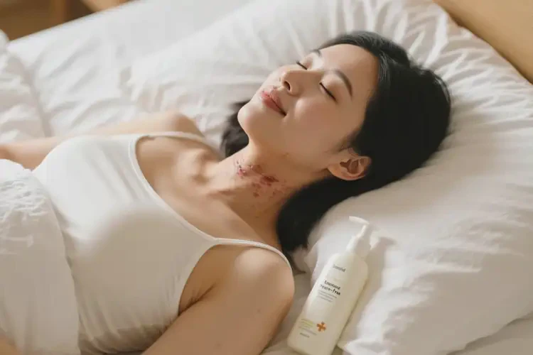 产妇脖子起湿疹可以治好吗(图2)