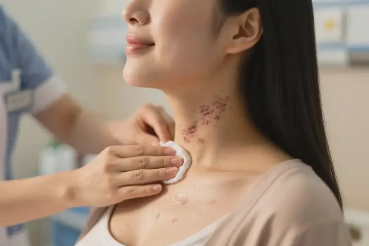 产妇脖子起湿疹可以治好吗(图4)