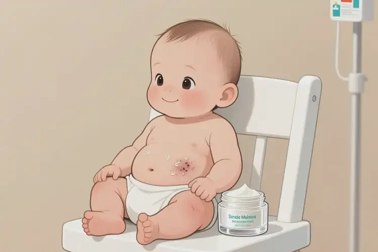 婴幼儿肚子偶尔长湿疹可以治好吗(图1)