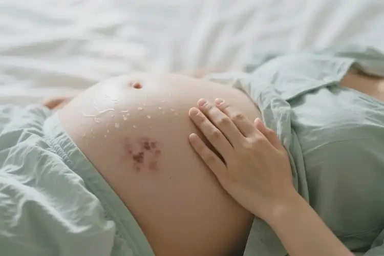 孕妇肚子上长湿疹可不可以根治(图2)