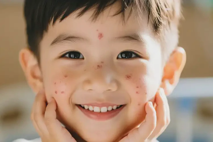 小孩脸上容易起湿疹可以治好吗(图4)
