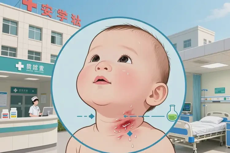 婴儿脖子容易起湿疹可以治好吗(图2)