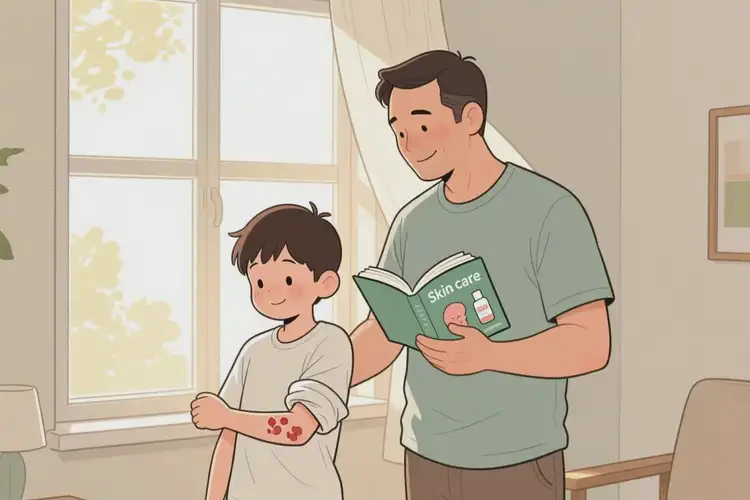 小学生身上容易长湿疹可不可以根治(图2)