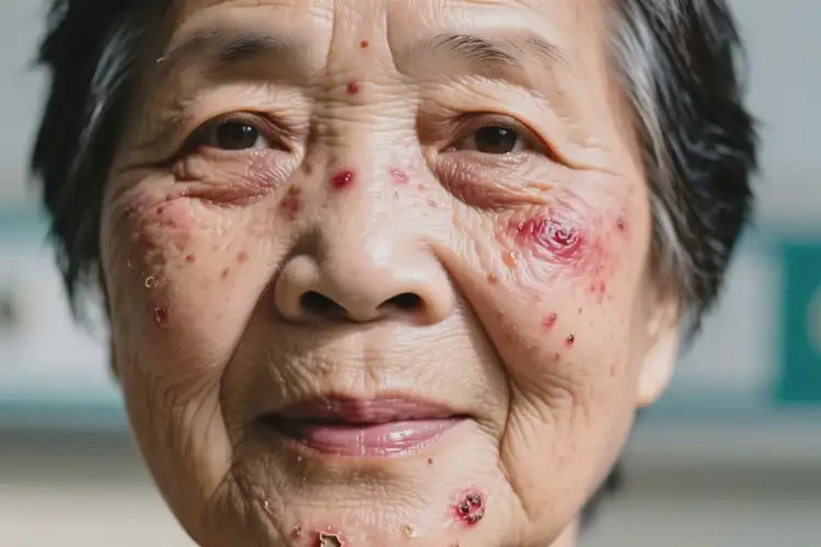 老年人脸上经常长湿疹可不可以根治(图1)